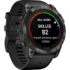 Смарт-годинник Garmin Fenix 7X Pro Sapphire Solar Carbon G. DLC Tit. with Black Band (010-02778-10/11)