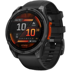 Смарт-годинник Garmin Fenix 8 51mm AMOLED Slate Gray with Black Silicone Band (010-02905-00)