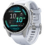 Смарт-годинник Garmin Fenix 8 43mm AMOLED Silver with Whitestone Silicone Band (010-02903-00)