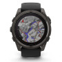 Спортивний годинник Garmin Fenix 8 51mm Solar Sapphire Carbon Gray DLC Titanium w. Black/Pebble Gray S. Band (010-02907-10)