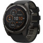 Спортивний годинник Garmin Fenix 8 51mm Solar Sapphire Carbon Gray DLC Titanium w. Black/Pebble Gray S. Band (010-02907-10)
