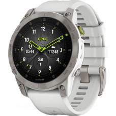 Смарт-годинник Garmin Epix (Gen 2) Sapphire – White Titanium (010-02582-20)