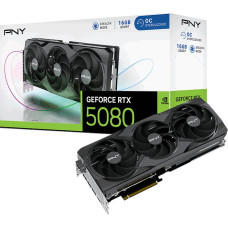 Відеокарта PNY GeForce RTX 5080 Overclocked Triple Fan (VCG508016TFXPB1-O)