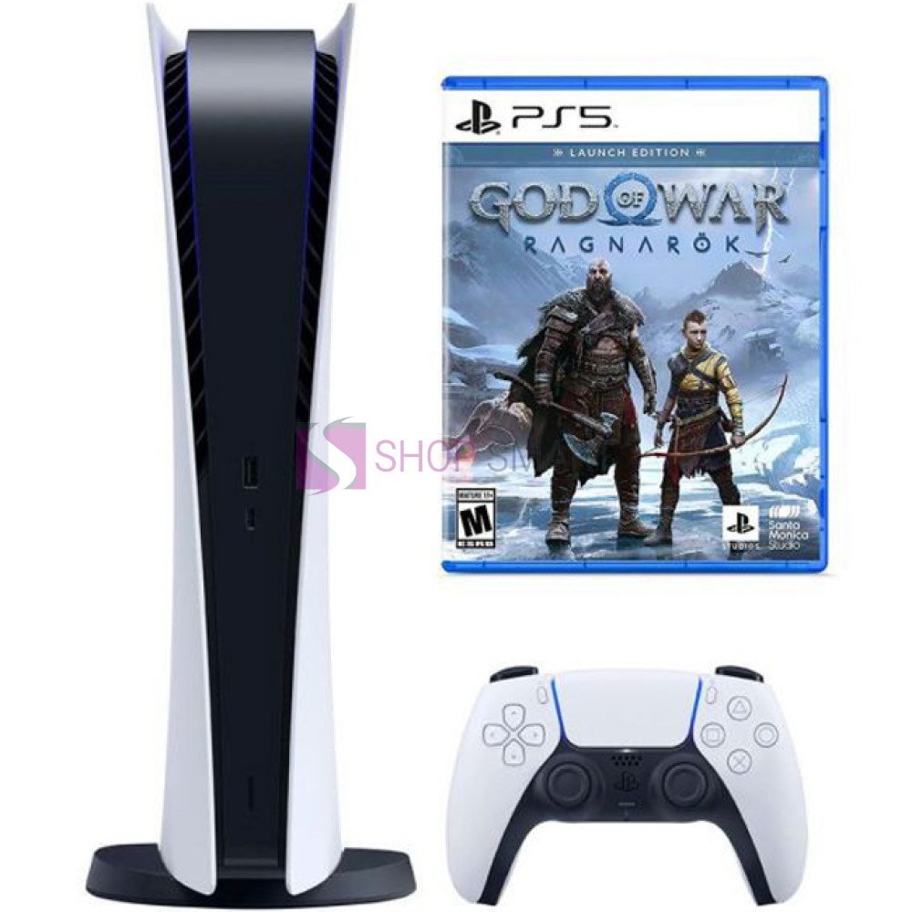 Iгрова приставка Sony PlayStation 5 Digital Edition 825GB God of War Ragnarok Bundle