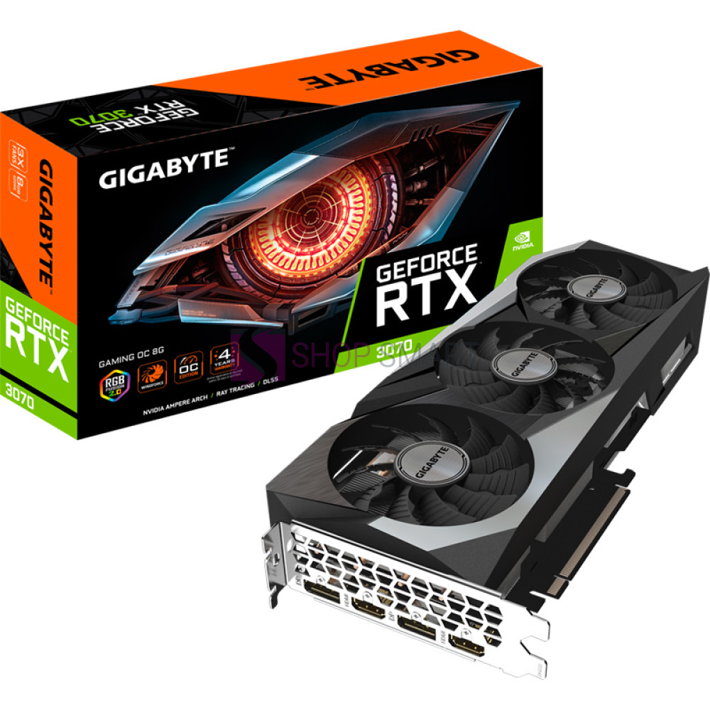 Відеокарта GIGABYTE GeForce RTX 3070 GAMING OC 8G Rev. 2.0 (GV-N3070GAMING OC-8GD Rev. 2.0)